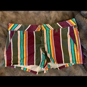 2/$10 Multi colored shorts